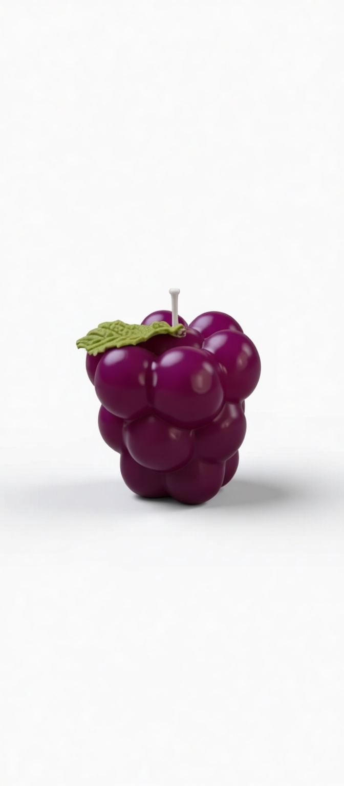 Blackberry Fruit Model free 3D printable STL