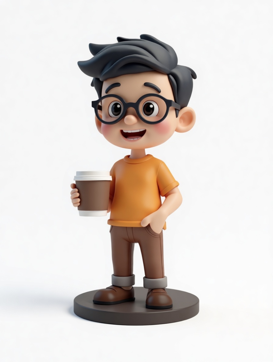 Casual Boy Figurine free 3D printable STL