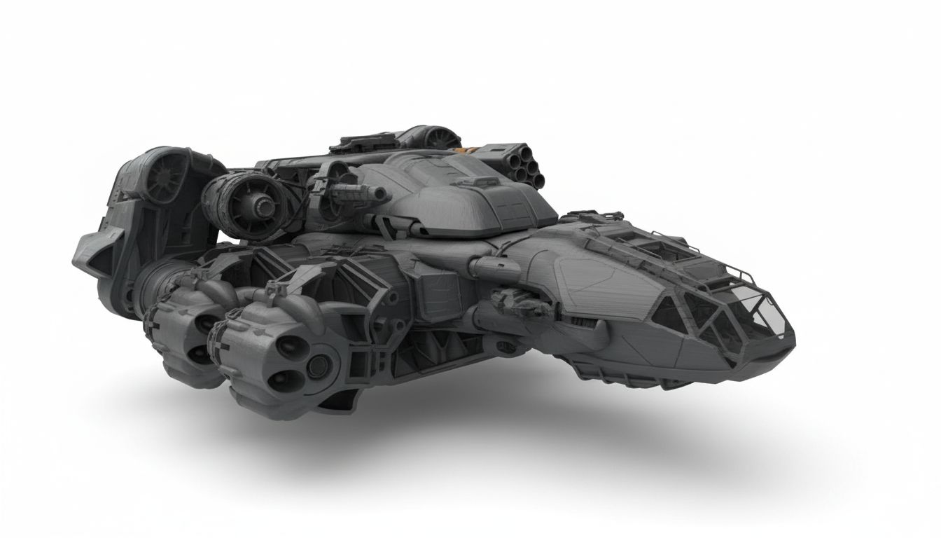 Gunstar Fighter Model free 3D printable STL