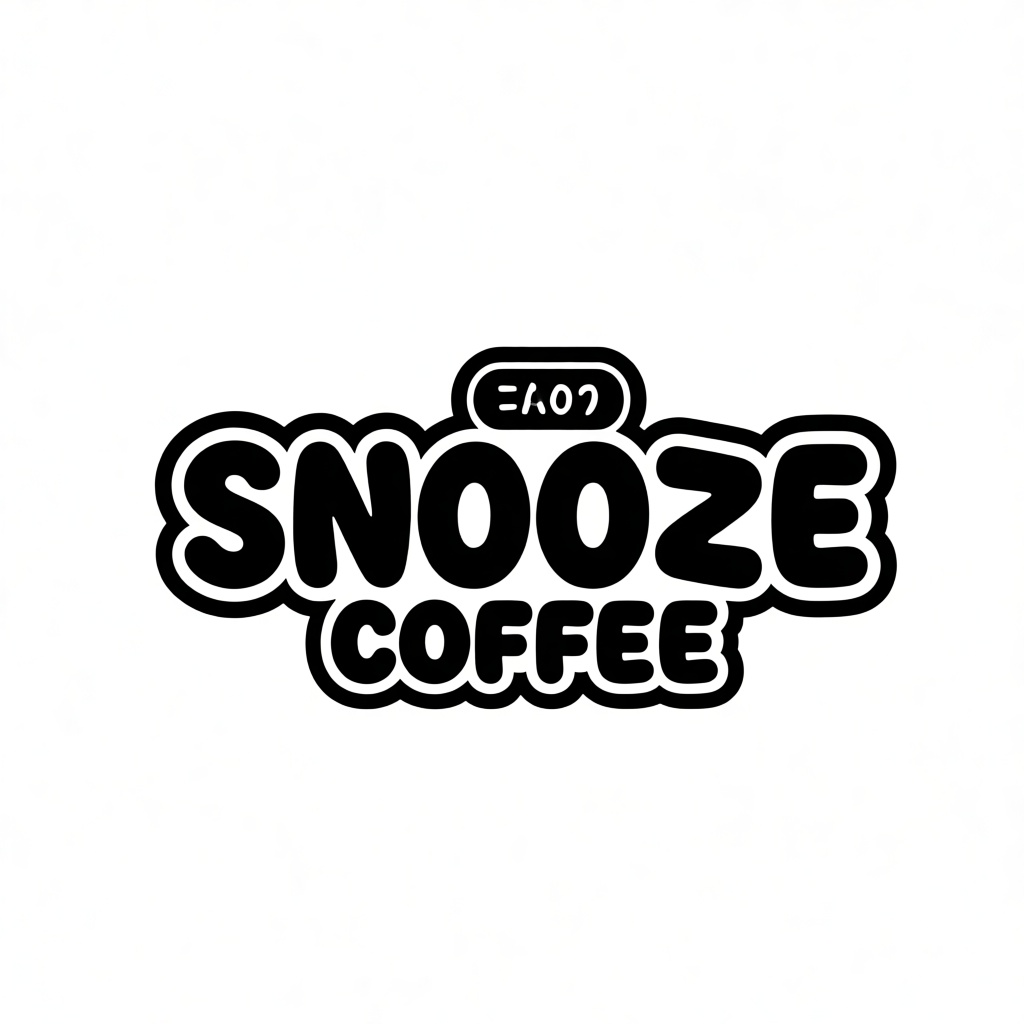 Snooze Coffee Logo free 3D printable STL