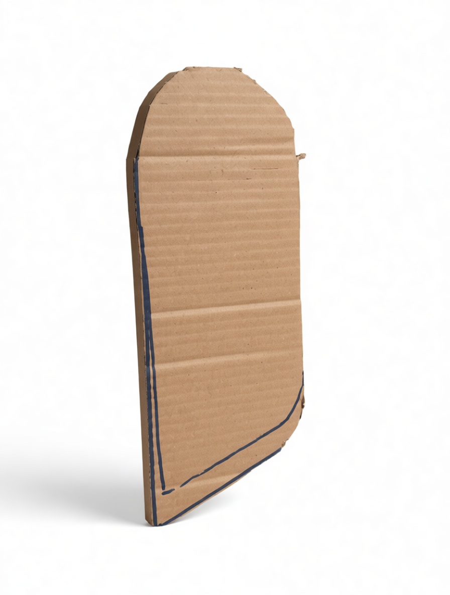 Cardboard Shield Model free 3D printable STL