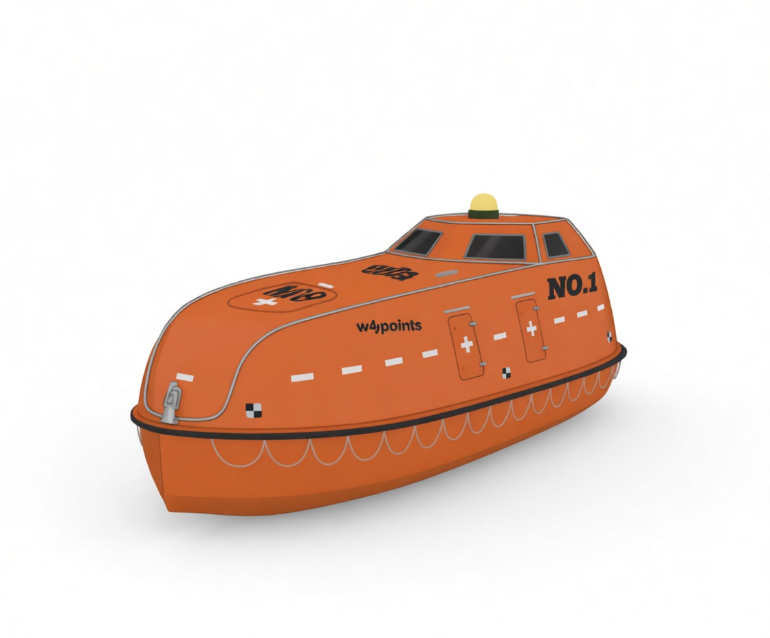Marine Lifeboat Model free 3D printable STL