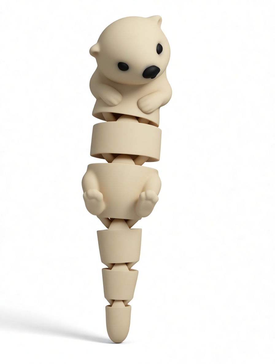 Otter Hand Puppet Figurine free 3D printable STL