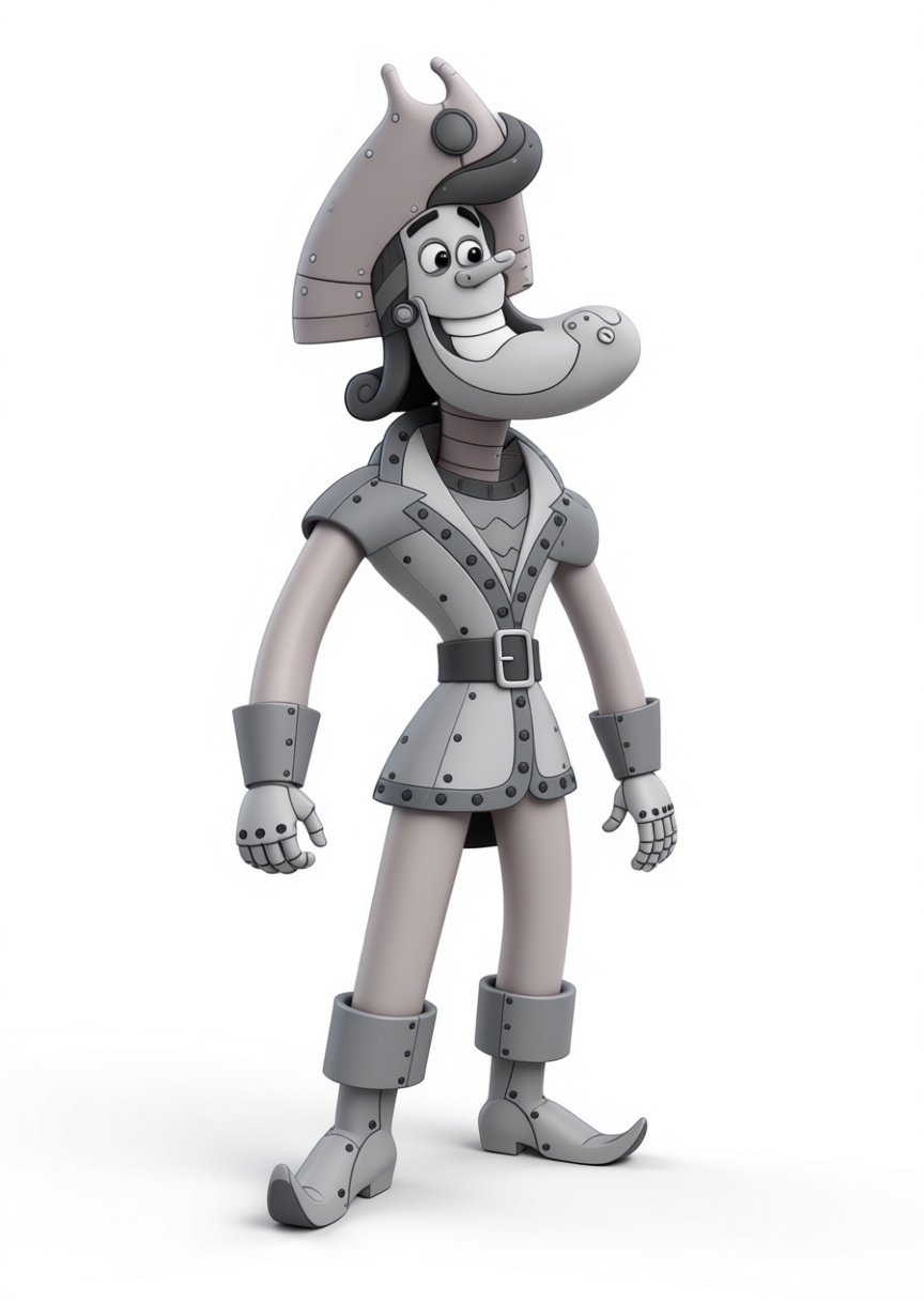 Smee Pirate Figurine free 3D printable STL