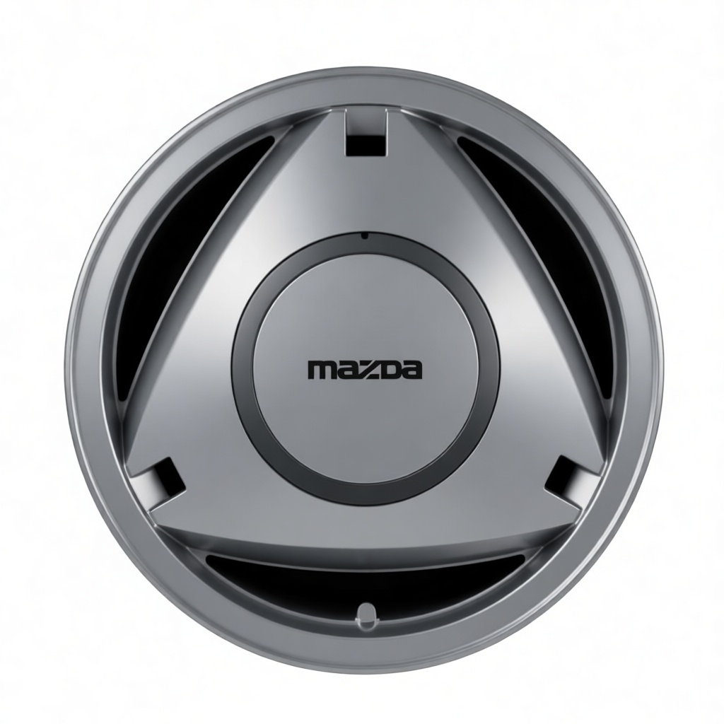 Mazda Tri-Spoke Hubcap Model free 3D printable STL