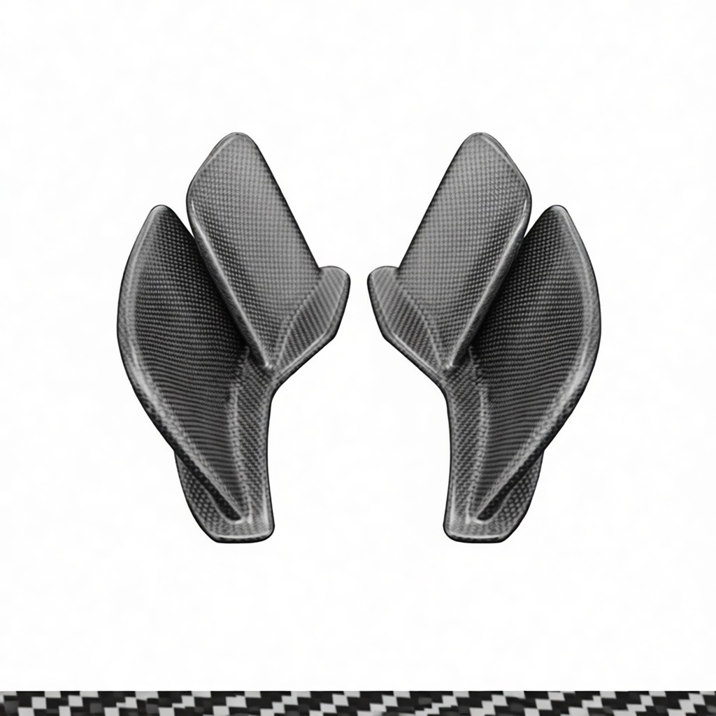 Carbon Fiber Aero Winglets free 3D printable STL