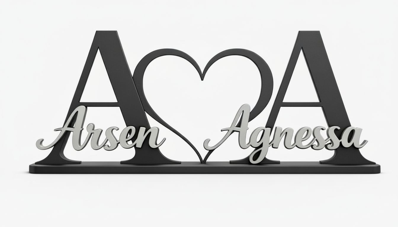 Personalized Name Display free 3D printable STL