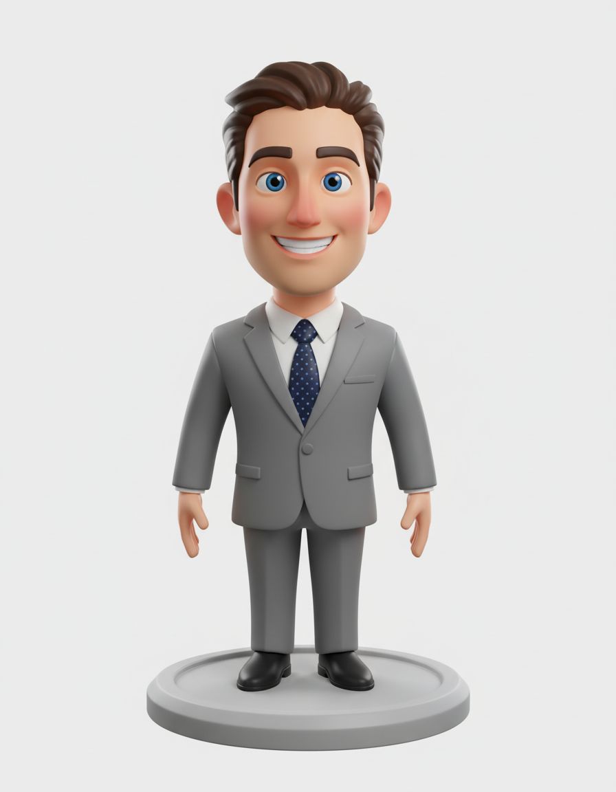 Businessman Character Figure free 3D printable STL