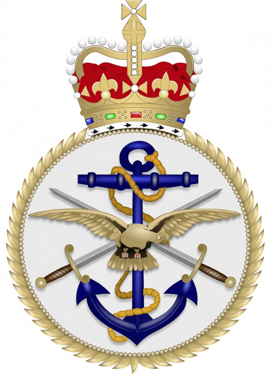 Royal Navy Badge Emblem free 3D printable STL