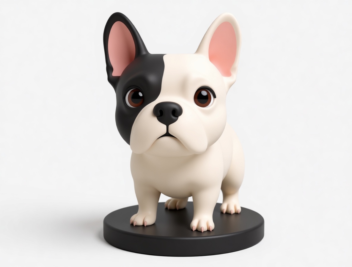 French Bulldog Figurine free 3D printable STL