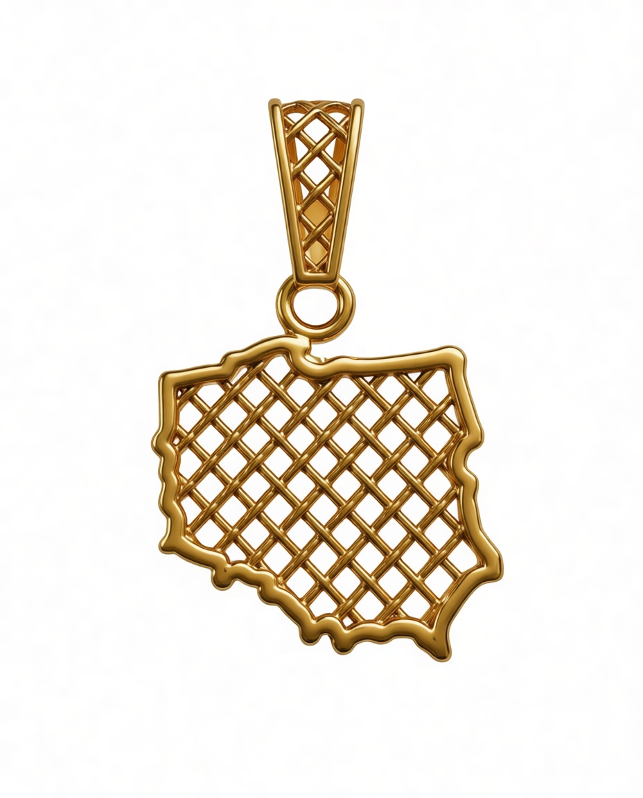 Poland Map Pendant - Free 3D Printable STL File