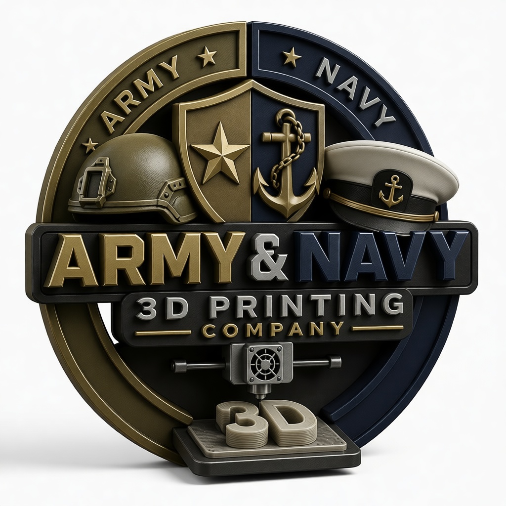 Army & Navy Logo Emblem free 3D printable STL