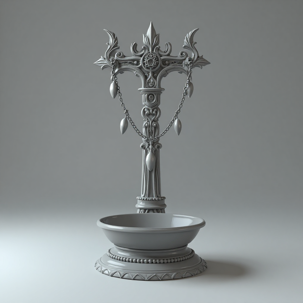 Gothic Necklace Holder free 3D printable STL