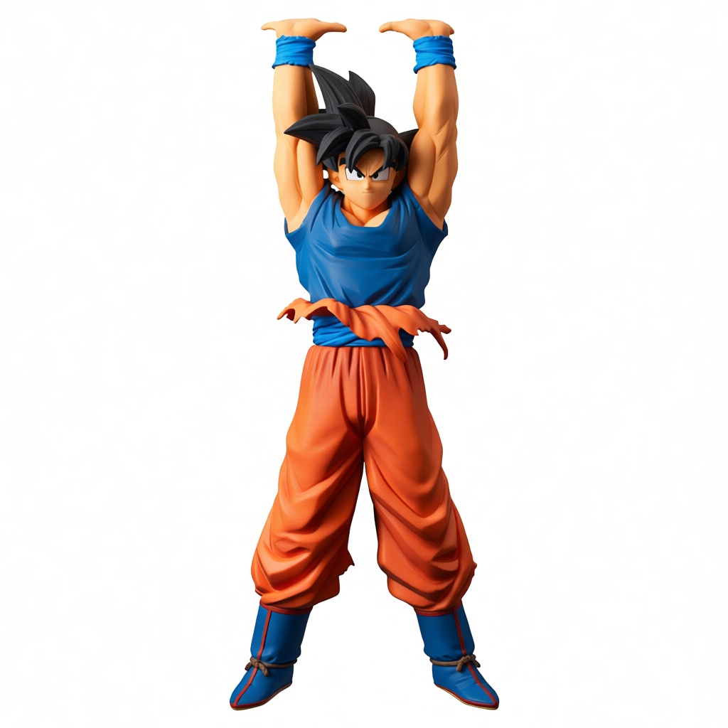 Goku Spirit Bomb Figurine free 3D printable STL