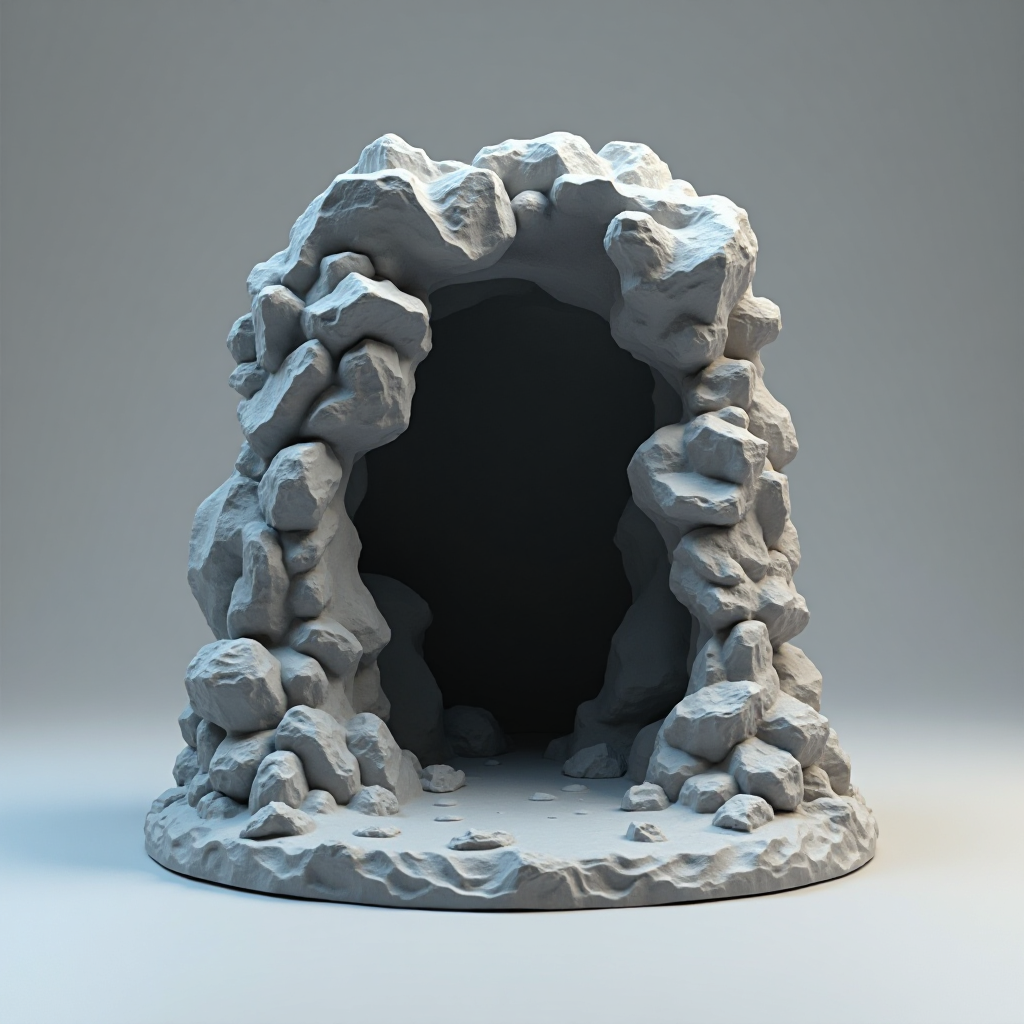 Aquarium Cave Decoration free 3D printable STL