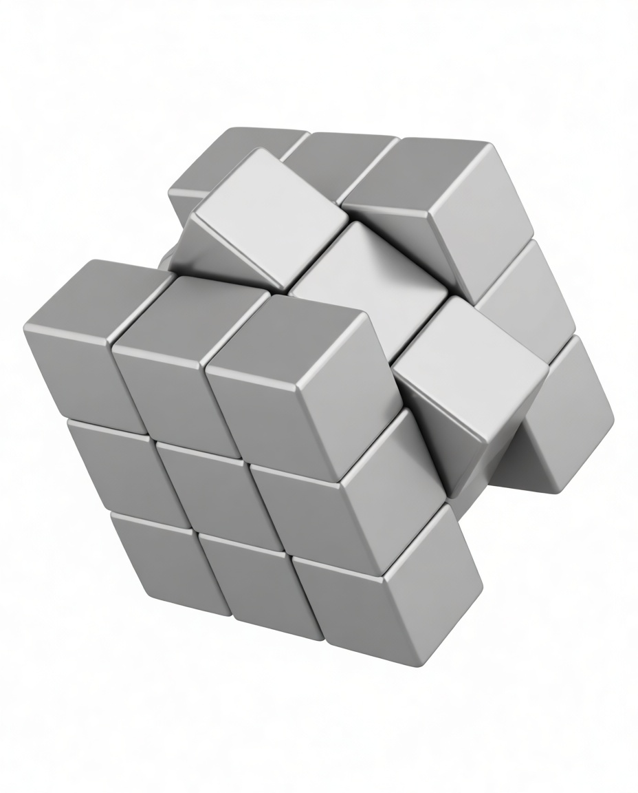 Rubik's Cube Model free 3D printable STL