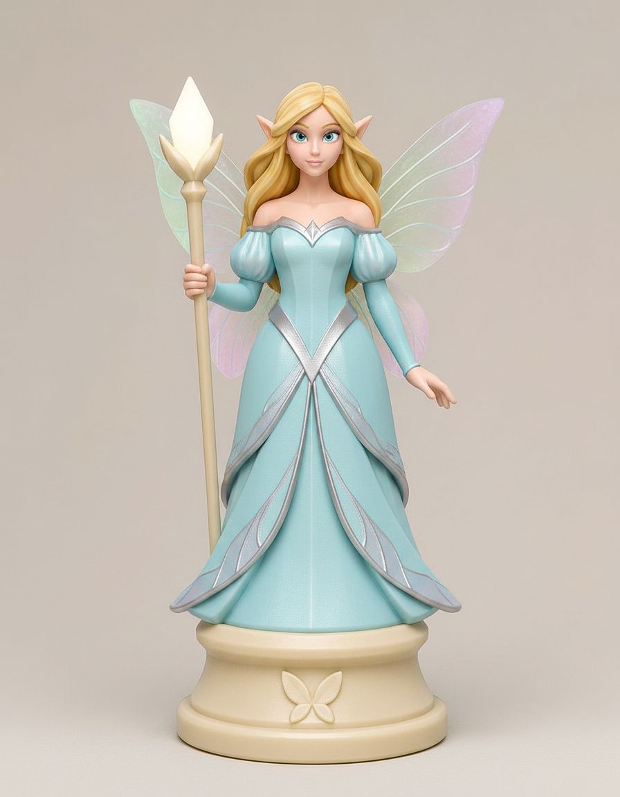 Fairy Princess Figurine free 3D printable STL