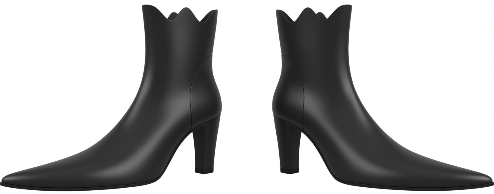 Scalloped Top Ankle Boots free 3D printable STL