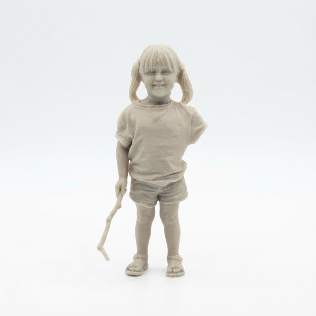 Smiling Girl Figurine free 3D printable STL