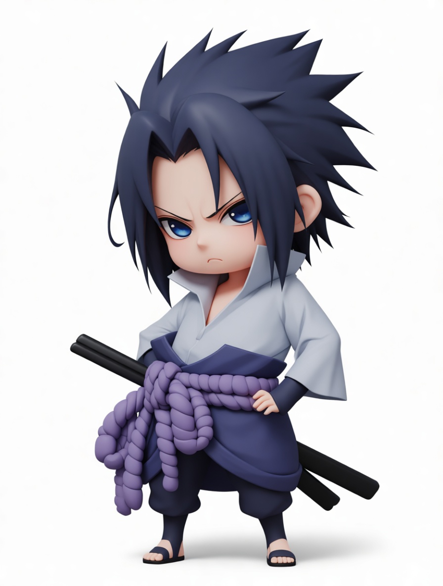 Sasuke Uchiha Figurine free 3D printable STL