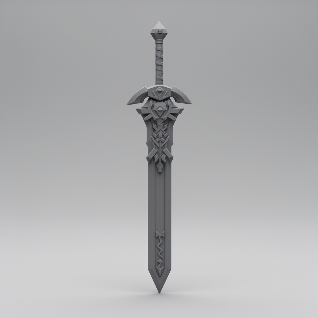 Master Sword Figurine free 3D printable STL