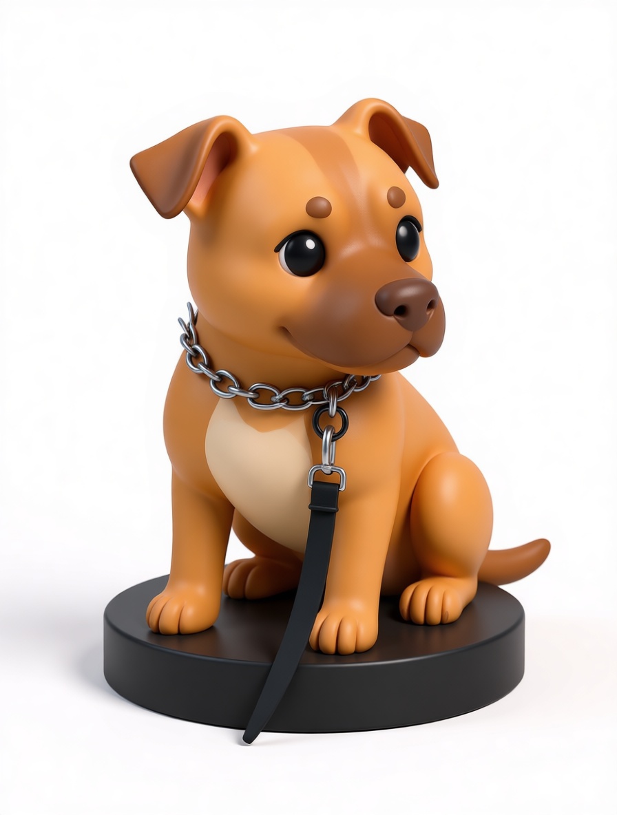 Staffordshire Bull Terrier Figurine free 3D printable STL