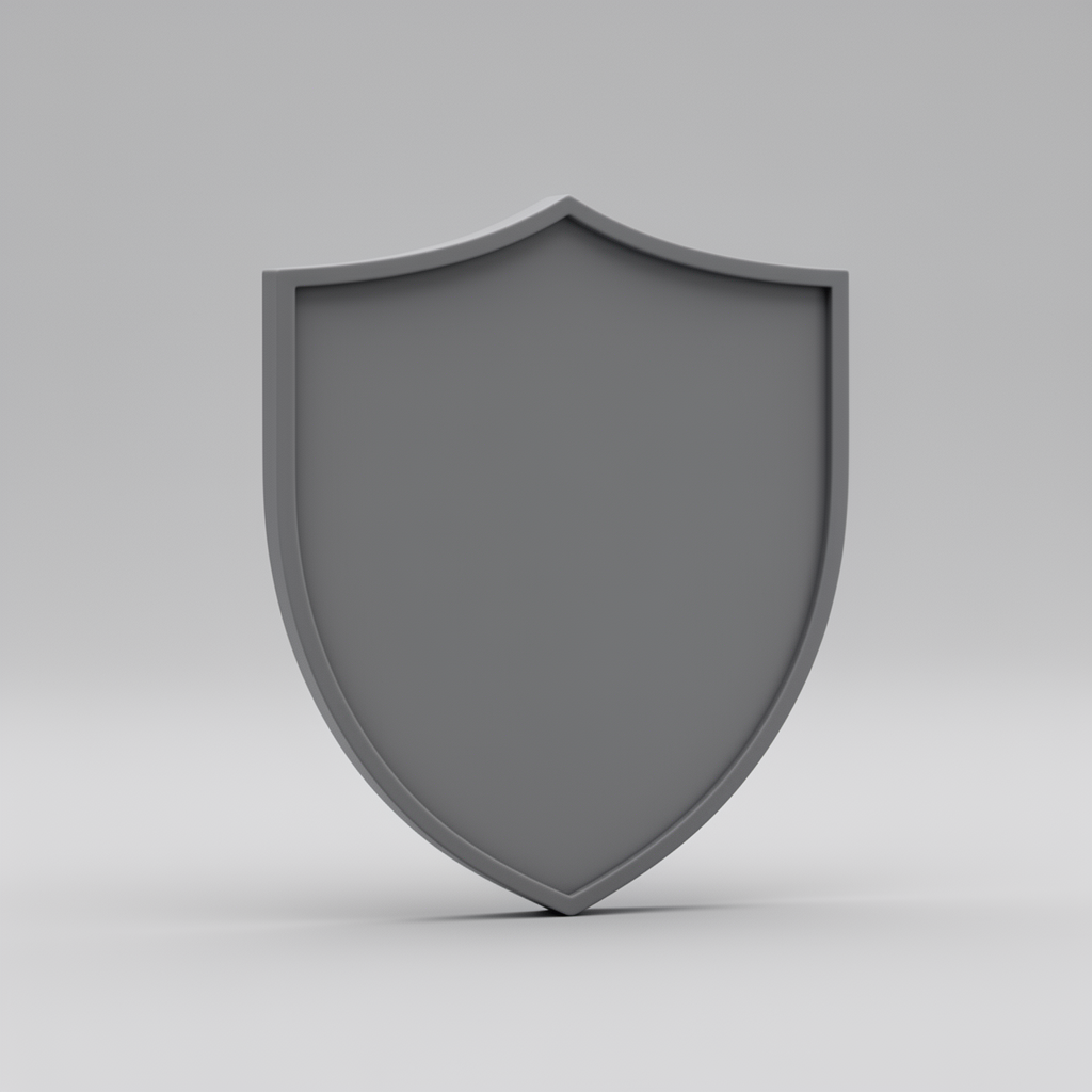 Shield Medallion Flat free 3D printable STL