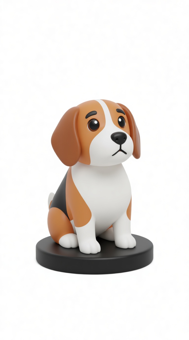 Beagle Dog Figurine free 3D printable STL