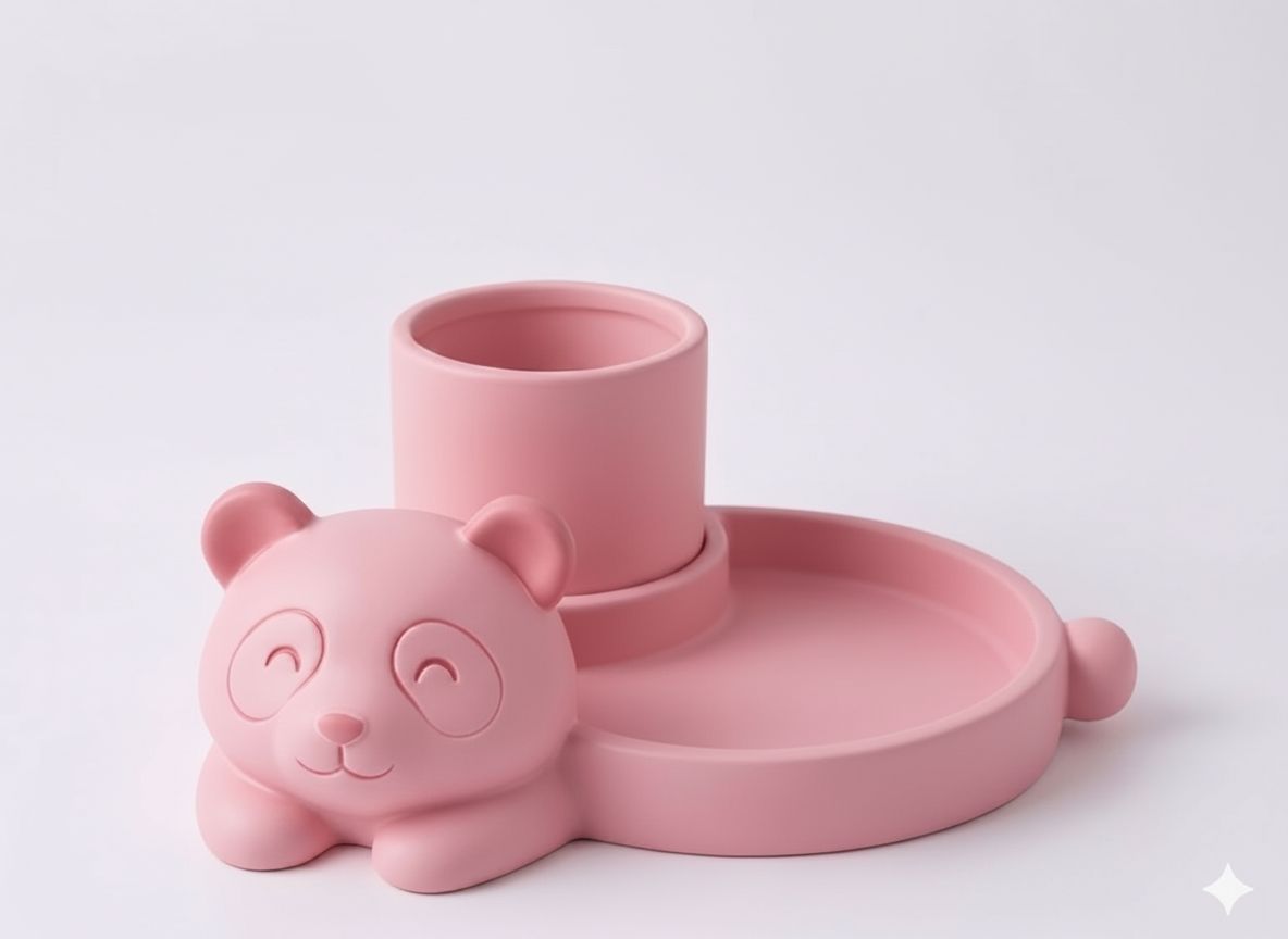 Panda Pen Holder free 3D printable STL