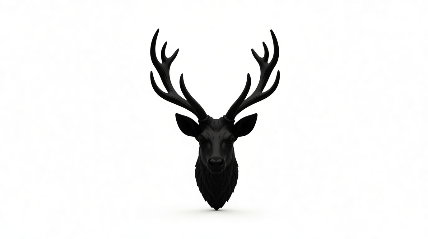 Deer Head Wall Sculpture free 3D printable STL