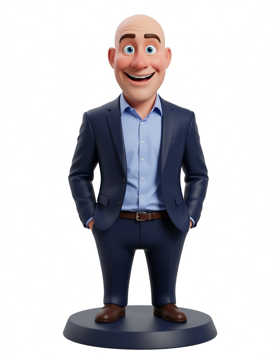 Businessman Cartoon Figurine free 3D printable STL