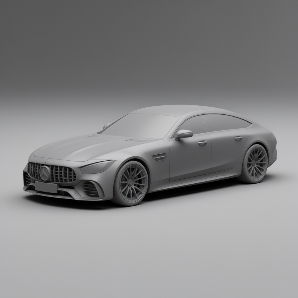 Mercedes AMG GT 4-Door Model free 3D printable STL