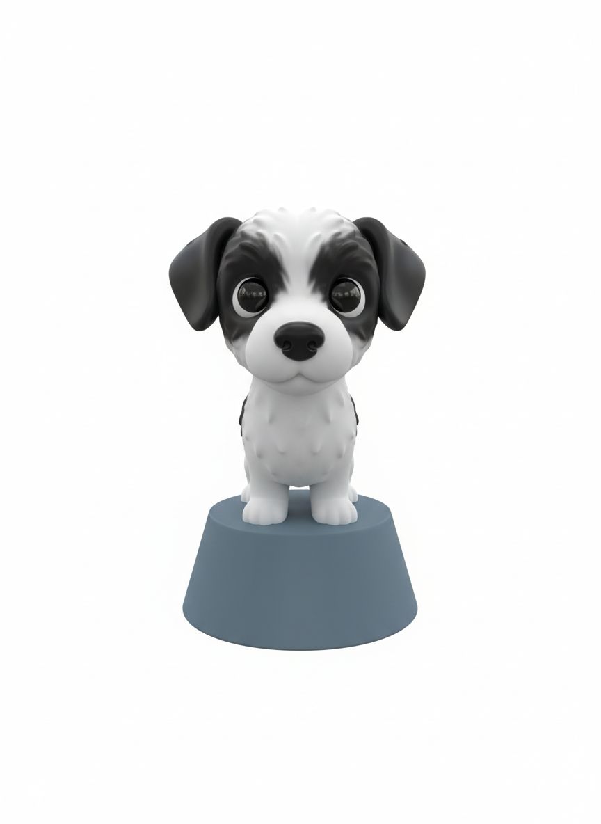 Cute Cartoon Dog free 3D printable STL