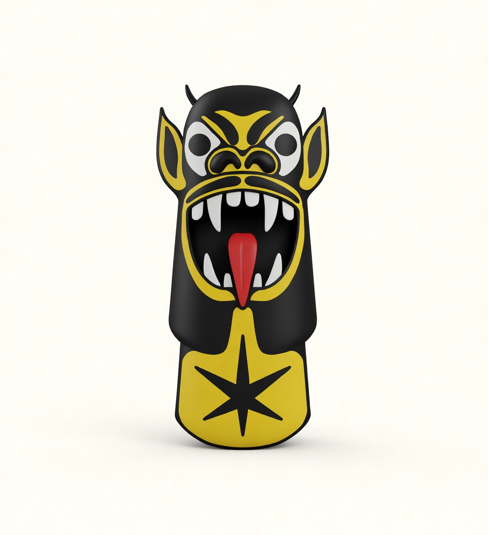 Balinese Barong Mask Figurine free 3D printable STL