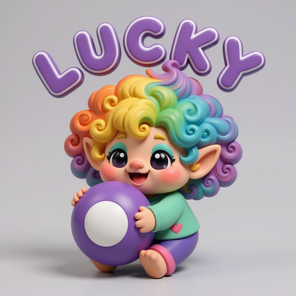 Rainbow Elf Figurine free 3D printable STL