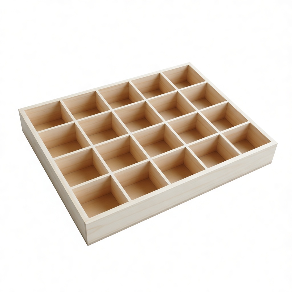 Wooden Storage Organizer free 3D printable STL