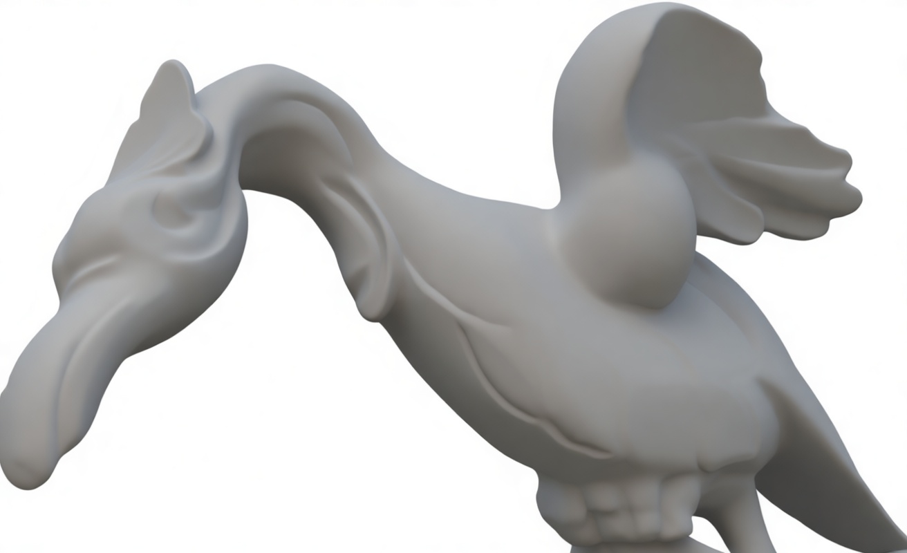 Gourd Dragon Sculpture free 3D printable STL