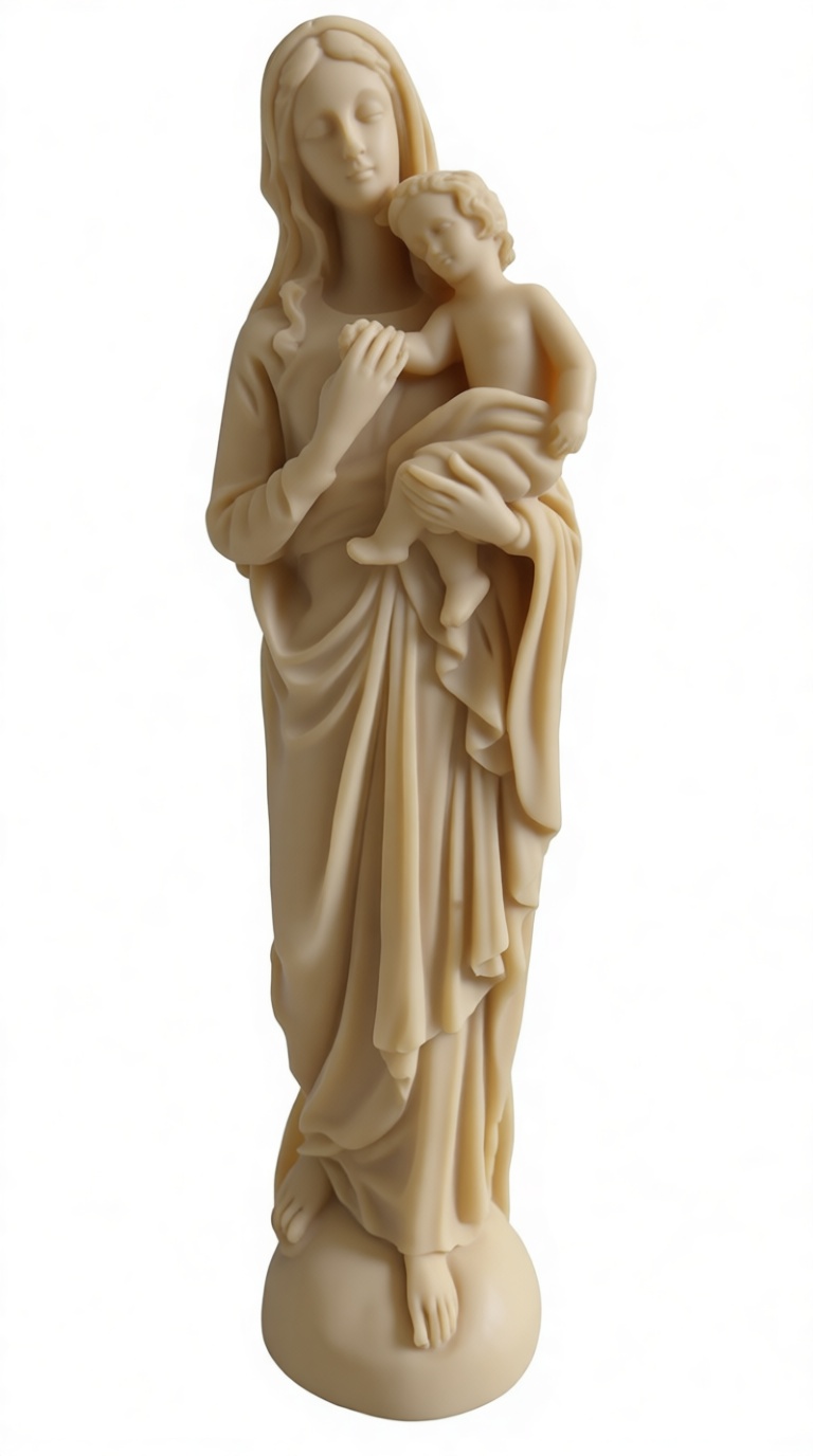 Virgin Mary Statue free 3D printable STL