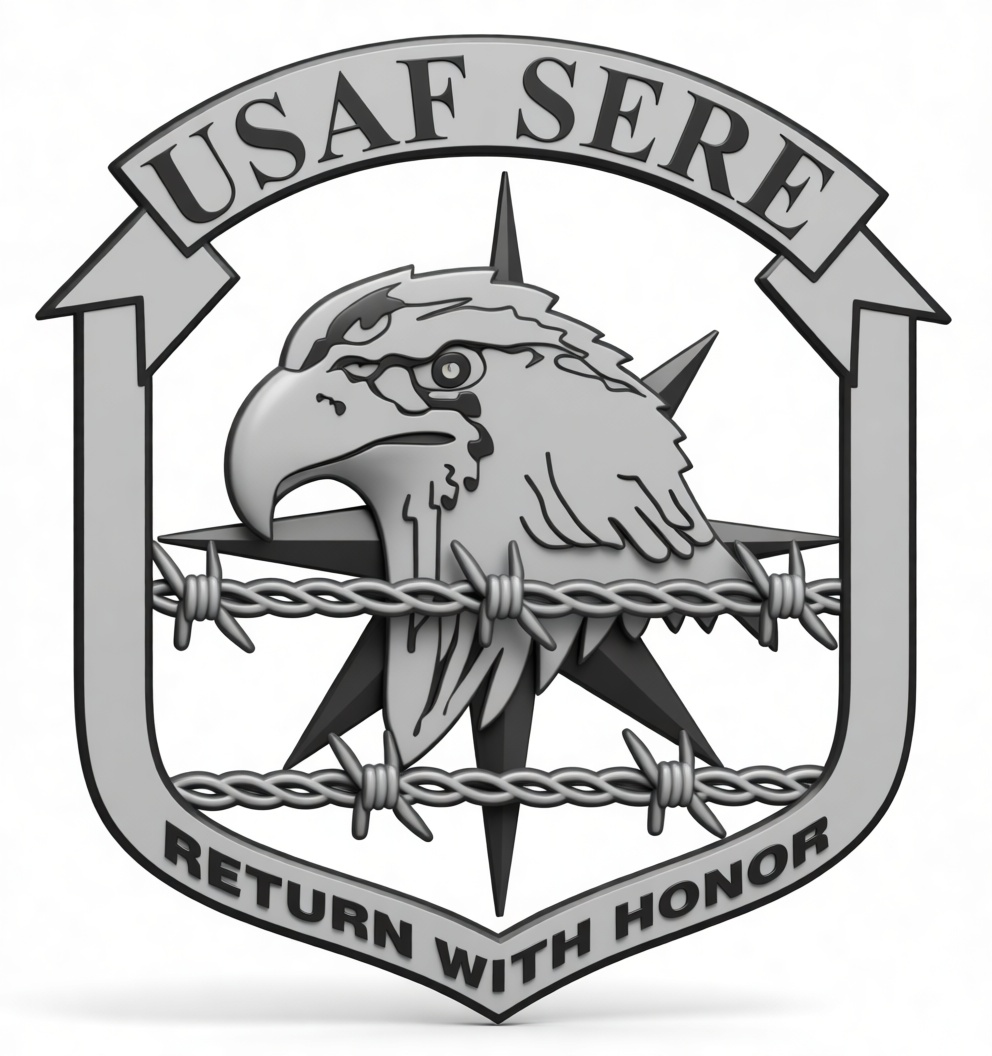 USAF SERE Emblem Plaque free 3D printable STL