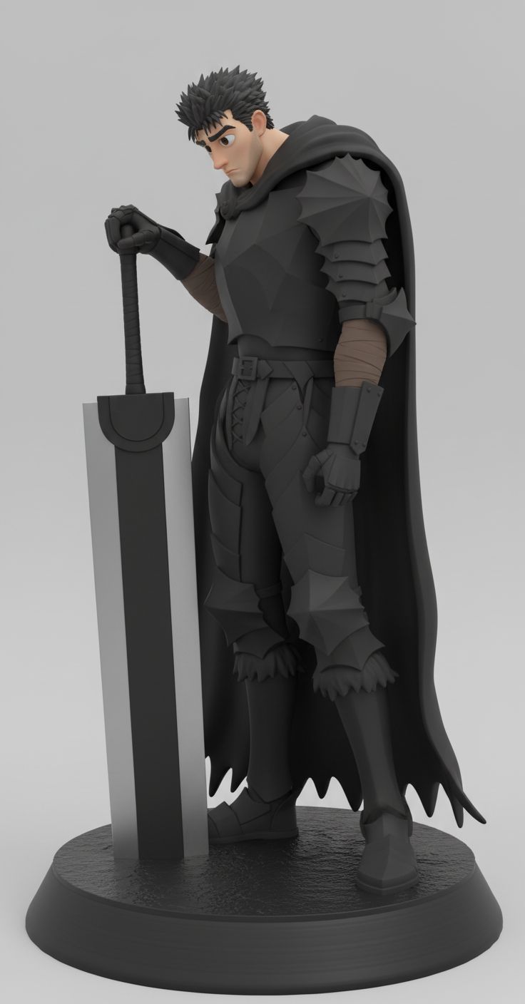 Guts Figurine free 3D printable STL