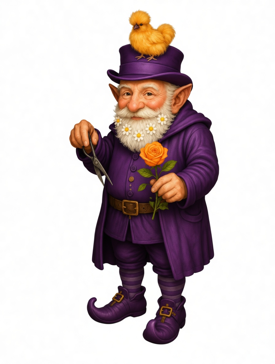 Gnome Gardener Figurine free 3D printable STL