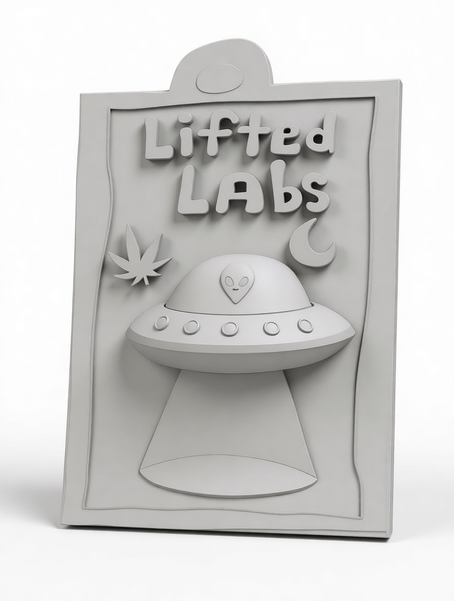 Lifted Labs Logo Plaque free 3D printable STL