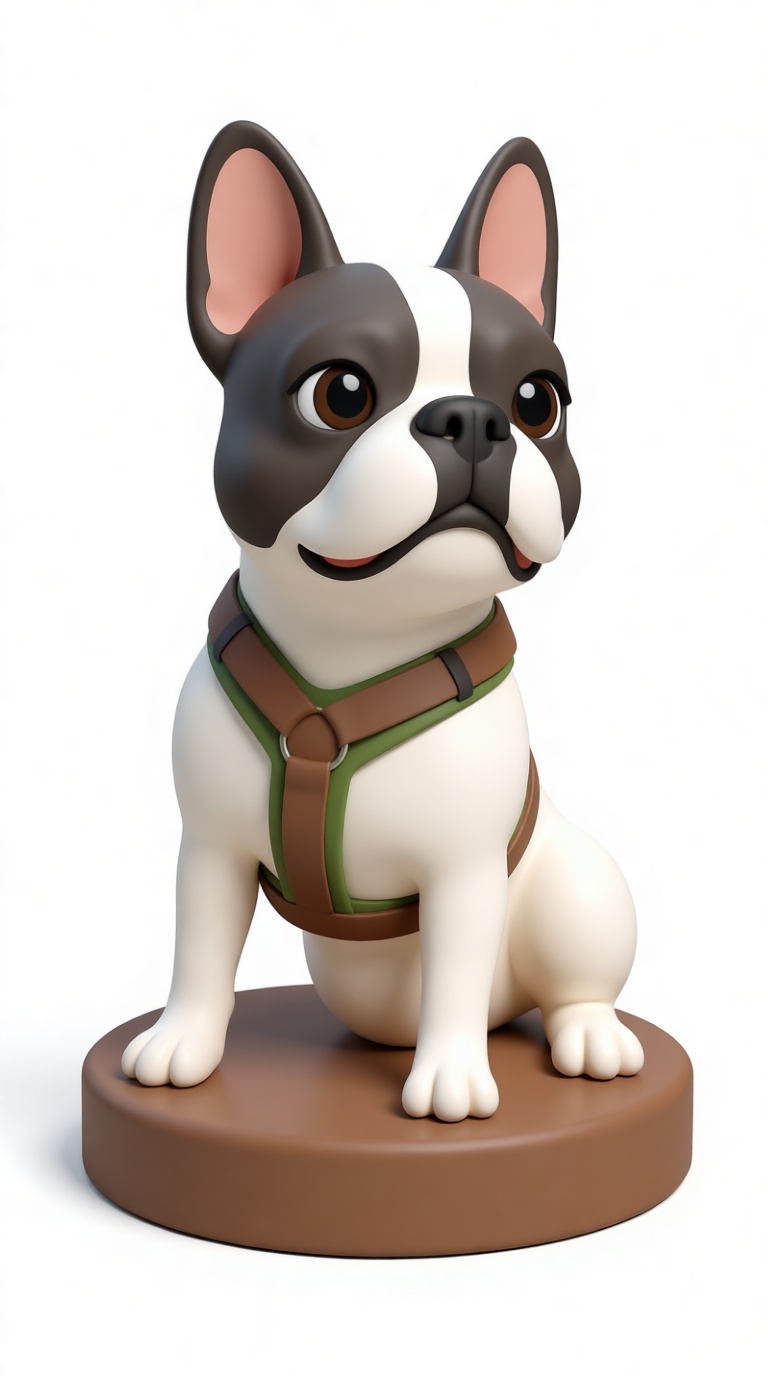 French Bulldog Figurine free 3D printable STL