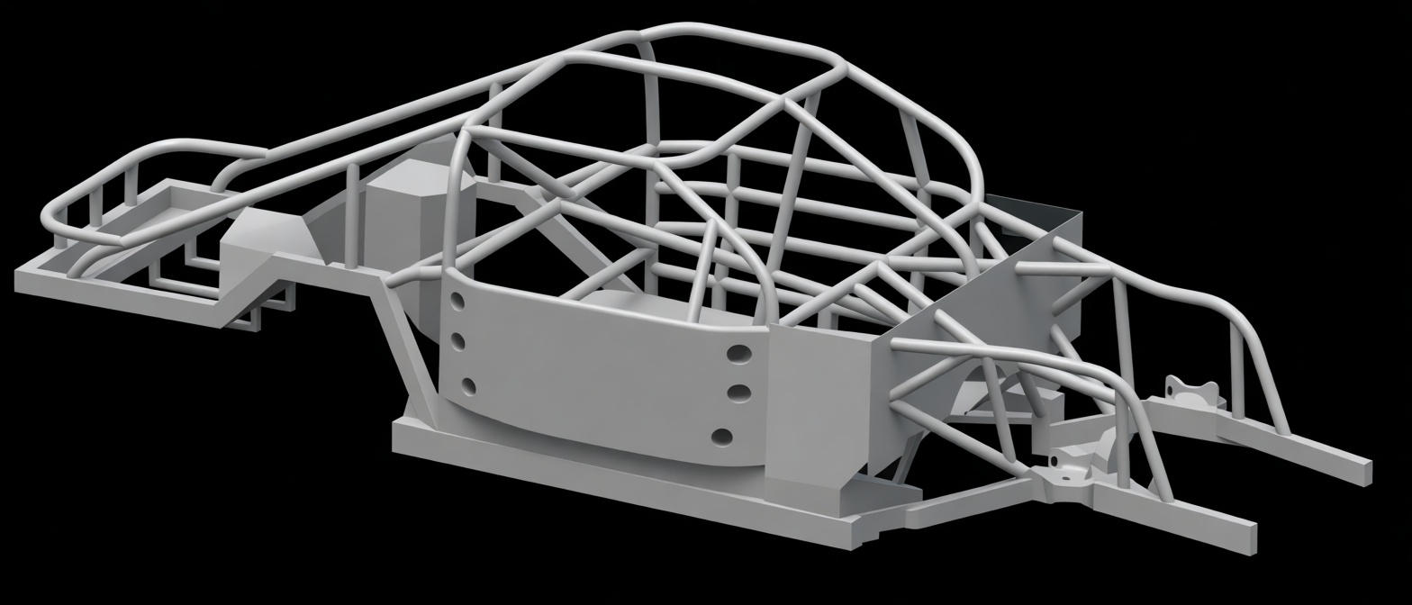 Race Car Roll Cage Model free 3D printable STL