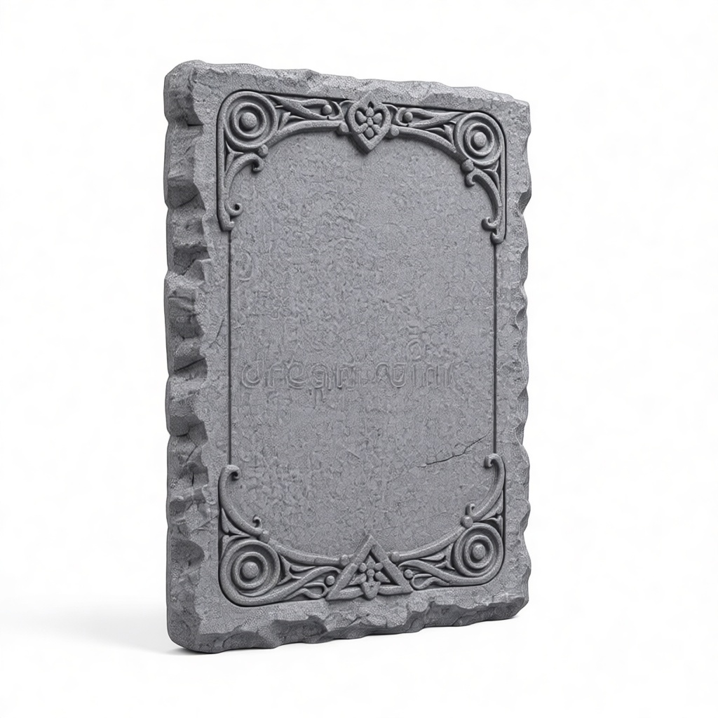 Ornate Stone Tablet free 3D printable STL