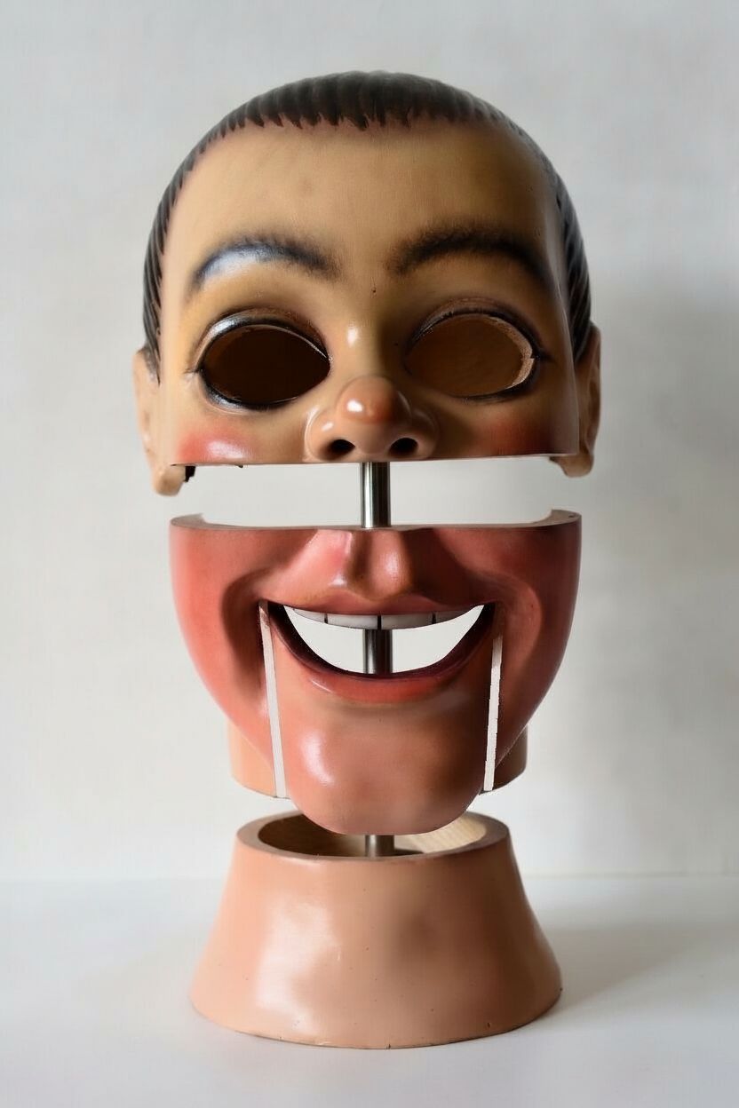 Ventriloquist Dummy Head Model free 3D printable STL