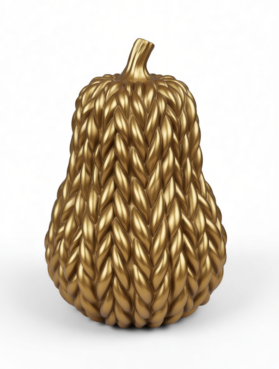 Braided Pumpkin Sculpture - Free 3D Printable STL File