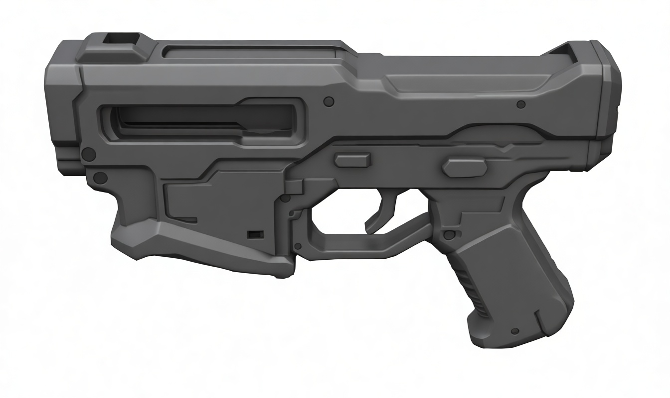 Halo MA5C Assault Rifle Model free 3D printable STL