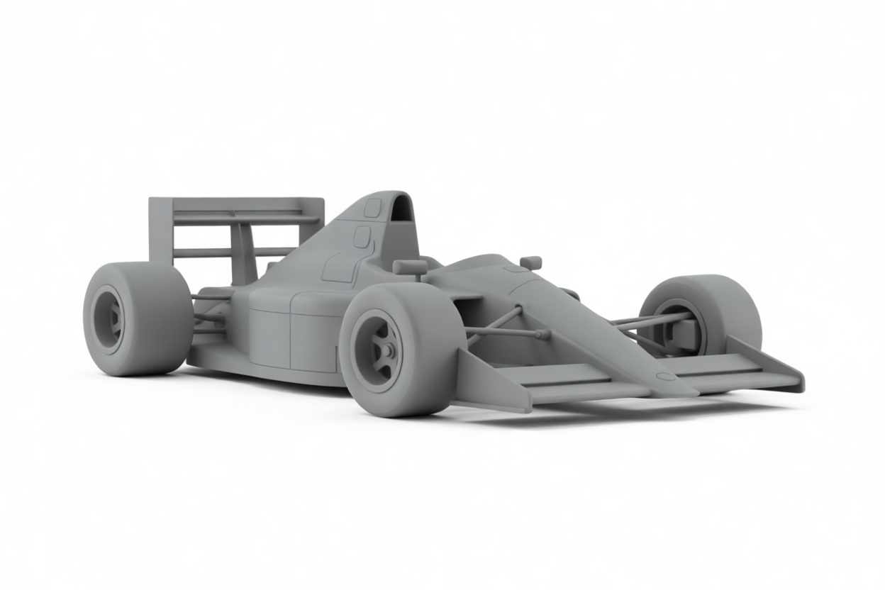 Formula 1 Racecar Model free 3D printable STL