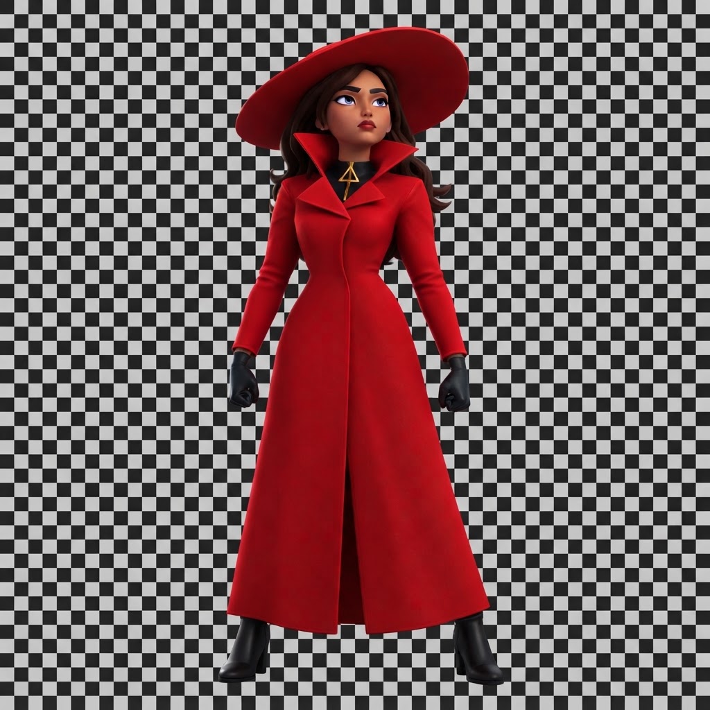 Carmen Sandiego Figurine free 3D printable STL